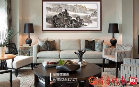 家装分享：客厅装饰画案例时尚简约大气!